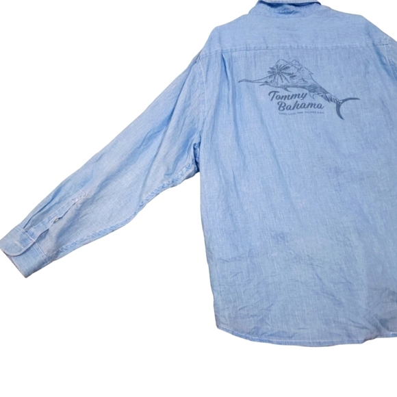 Tommy Bahama Linen Long Sleeved Button-down Shirt - Picture 6 of 12